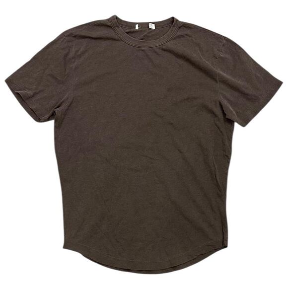 Buck Mason Men's Slub Classic Curved Hem Crewneck Made in USA Tee T-Shirt - Picture 1 of 6